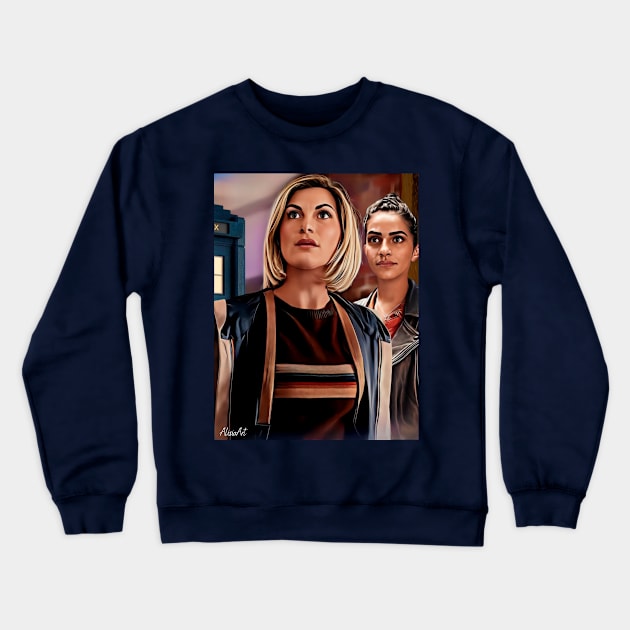 Thasmin Crewneck Sweatshirt by AlisiaArt